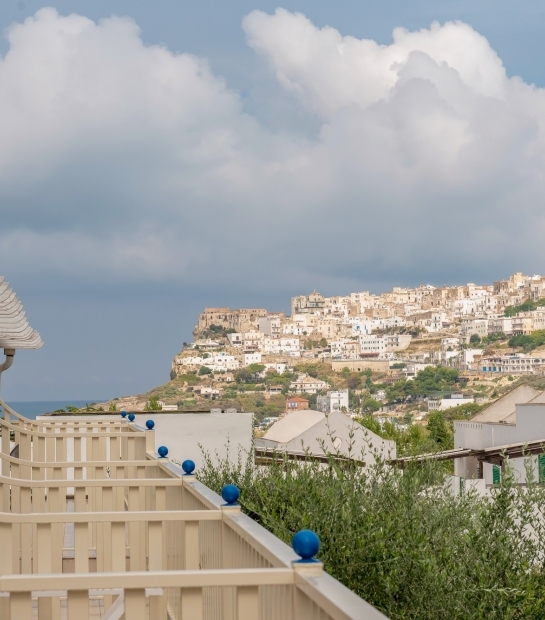 Vista di Peschici dal Maritalia